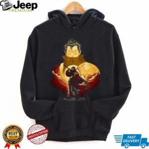 Auron Final Fantasy X Samurai Anime Silhouette Character T Shirt