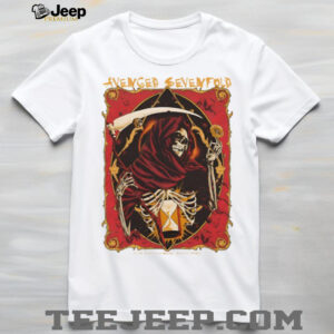 Avenged Sevenfold Grim Reaper Scythe Hourglass Graphic T Shirt
