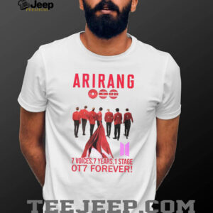 BTS Arirang World Tour 2026 T Shirt 7 Voices 1 Stage OT7 Forever Signatures
