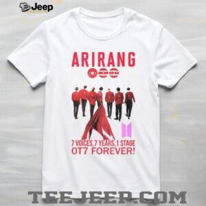 BTS Arirang World Tour 2026 T Shirt 7 Voices 1 Stage OT7 Forever Signatures