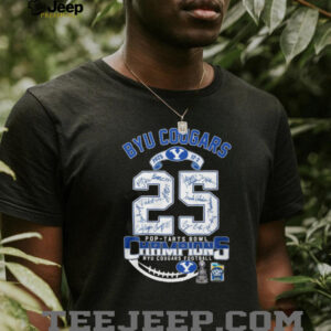 BYU Cougars 2025 Pop Tarts Bowl Champions Commemorative T Shirt BYU Cougars 2025 Pop Tarts Bowl Champions Commemorative T Shirt