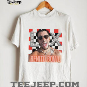 Bad Bunny Benito Bowl LX Heart Sunglasses Graphic T Shirt