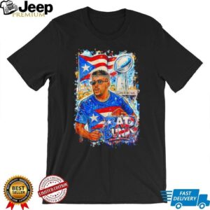 Bad Bunny Puerto Rico Super Bowl art shirt
