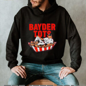 Bayder Tots Funny Baseball Parody Graphic T Shirt Bayder Tots Funny Baseball Parody Graphic T Shirt