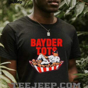 Bayder Tots Funny Baseball Parody Graphic T Shirt