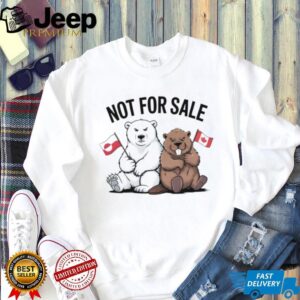 Bear and Beaver Canada and Greenland is not for sale anti Maga shirt