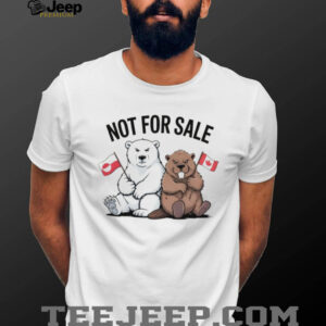 Bear and Beaver Canada and Greenland is not for sale anti Maga shirt