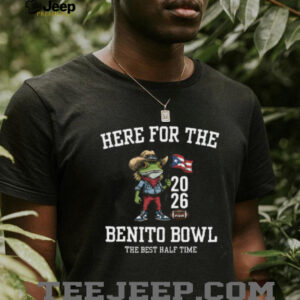 Benito Bowl 2026 Coqui Frog Puerto Rico Football Half Time Tee