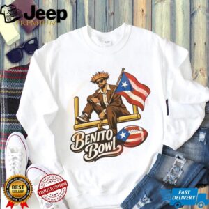 Benito Bowl Bad Bunny Puerto Rico Flag Football Goalpost T Shirt T Shirt