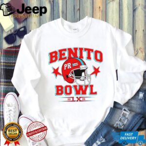 Benito Bowl LX 2026 Bunny Puerto Rico Football helmet shirt