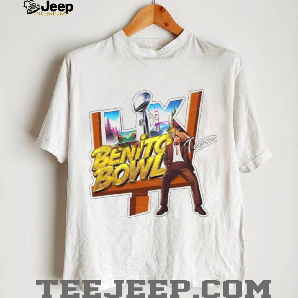 Benito Bowl Super Bowl LX Team Bad Bunny Inspired Football T Shirt Benito Bowl Super Bowl LX Team Bad Bunny Inspired Football T Shirt