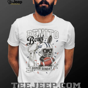 Benito Bowl Super Sunday Bad Bunny Football Mascot T Shirt
