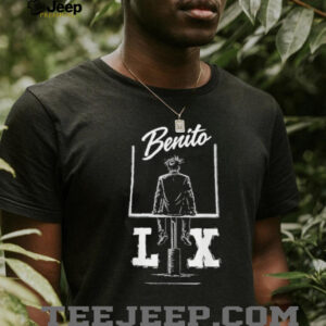 Benito LIX Super Bowl Sunday Goal Post Graphic T Shirt