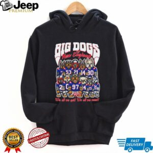 Big Dogs of New England Patriots Football Fan T Shirt
