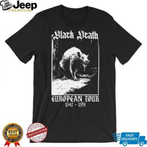Black Death European Tour 1347 Plague Rat Heavy Metal T Shirt Black Death European Tour 1347 Plague Rat Heavy Metal T Shirt