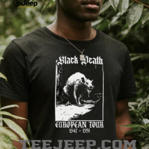 Black Death European Tour 1347 Plague Rat Heavy Metal T Shirt