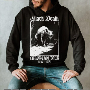 Black Death European Tour 1347 Plague Rat Heavy Metal T Shirt