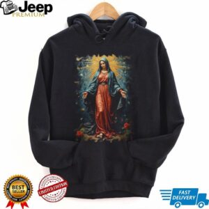 Blessed Virgin Mary Mother Of God Religious Graphic T Shirt Blessed Virgin Mary Mother Of God Religious Graphic T Shirt