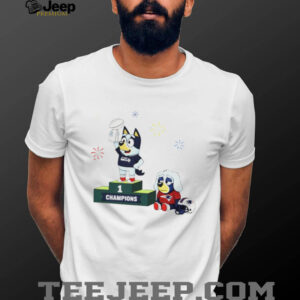 Bluey Seattle Seahawks 1 LIX Super Bowl Champions 2026 shirt Bluey Seattle Seahawks 1 LIX Super Bowl Champions 2026 shirt