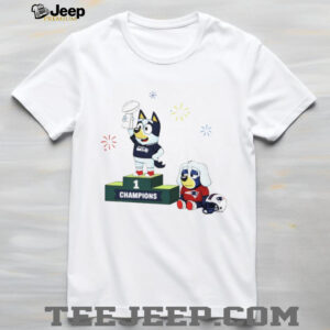 Bluey Seattle Seahawks 1 LIX Super Bowl Champions 2026 shirt