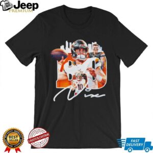 Bo Nix Denver Broncos Football NFL signature vintage shirt Bo Nix Denver Broncos Football NFL signature vintage shirt