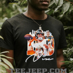 Bo Nix Denver Broncos Football NFL signature vintage shirt