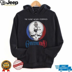 Bob Weir Grateful Dead The Music Never Stopped Tribute T Shirt Bob Weir Grateful Dead The Music Never Stopped Tribute T Shirt