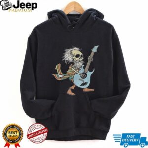 Bob Weir Skeleton playing guitar Grateful Dead shirt