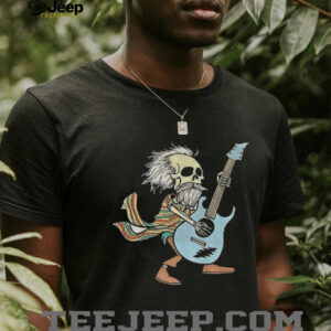 Bob Weir Skeleton playing guitar Grateful Dead shirt