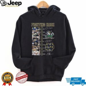 Notre Dame Fighting Irish Legends Autograph T Shirt