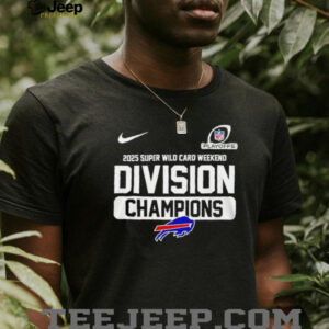 Buffalo Bills 2025 Super Wild Card Weekend Division Champions shirt