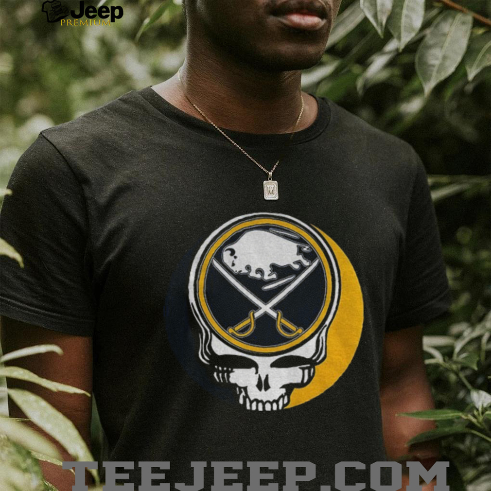 Buffalo Sabres x Grateful Dead Steal Your Face Mashup Hockey T Shirt Buffalo Sabres x Grateful Dead Steal Your Face Mashup Hockey T Shirt