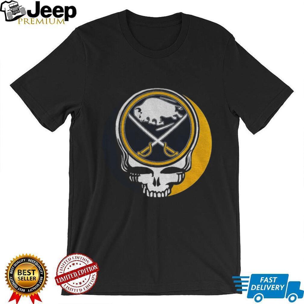 Buffalo Sabres x Grateful Dead Steal Your Face Mashup Hockey T Shirt Buffalo Sabres x Grateful Dead Steal Your Face Mashup Hockey T Shirt