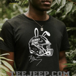 Bunny Bowl Football Helmet Silhouette Sports T Shirt