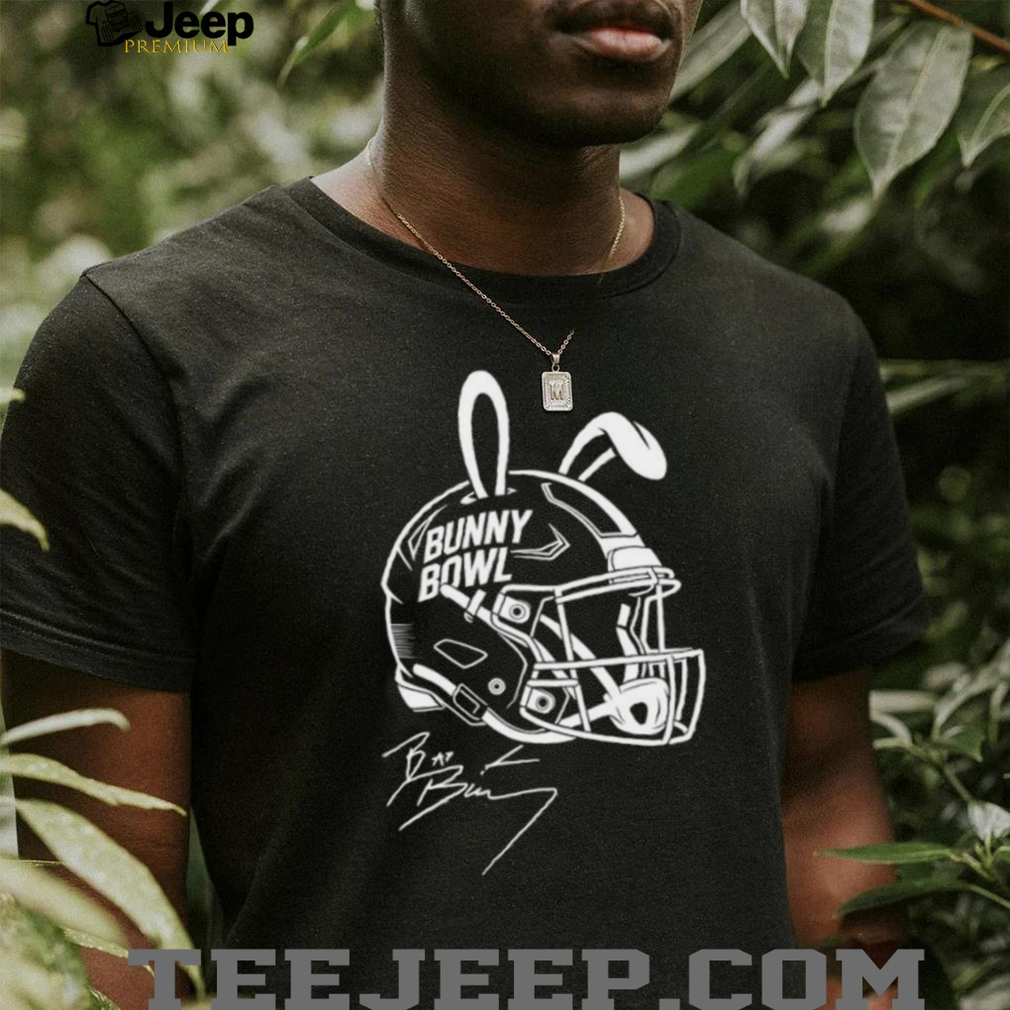 Bunny Bowl Football Helmet Silhouette Sports T Shirt Bunny Bowl Football Helmet Silhouette Sports T Shirt