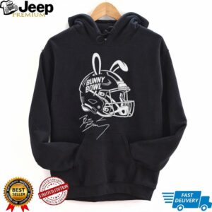 Bunny Bowl Football Helmet Silhouette Sports T Shirt