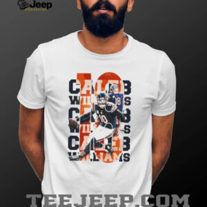 Caleb Williams 18 Chicago Bears Football NFL Da Bears vintage shirt