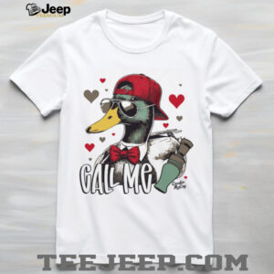 Call Me Mallard Duck With Bowtie & Sunglasses Graphic Tee