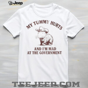 Capybara my tummy hurts and I’m mad at the government shirt