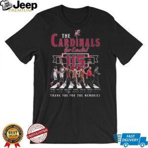 Cardinals Thank You For The Memories Legends Roster T Shirt Cardinals Thank You For The Memories Legends Roster T Shirt