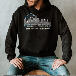 Carolina Panthers Thank You For The Memories City Skyline T Shirt