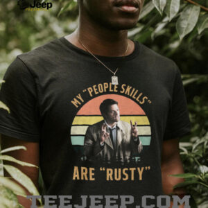 Castiel Supernatural My People Skills Are Rusty Retro Vintage T Shirt
