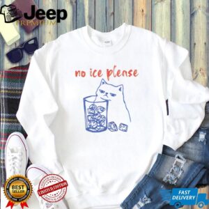 Cat no ice please anti ICE political shirt