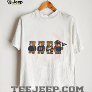 Chicago Bears Cute Mascot Evolution Set Football Fan Art T Shirt