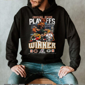 Chicago Bears Playoffs Winners Beat Green Bay Packers 2025 Mascot Shirt Chicago Bears Playoffs Winners Beat Green Bay Packers 2025 Mascot Shirt