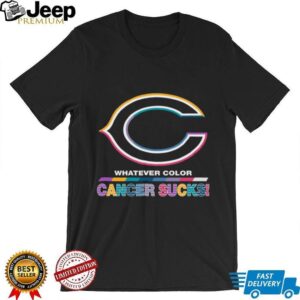 Chicago Bears Whatever Color Cancer Sucks! T shirt Chicago Bears Whatever Color Cancer Sucks! T shirt