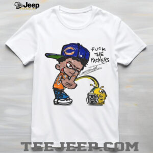 Chicago Bears piss on Green Bay Packers Football fuck the Packers caricature shirt