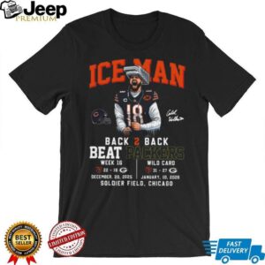 Chicago Bears vs Green Bay Packers Back 2 Back Wins T Shirt Chicago Bears vs Green Bay Packers Back 2 Back Wins T Shirt