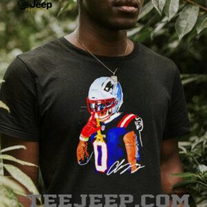 Christian Gonzalez New England Patriots Shh Signature Pose T Shirt