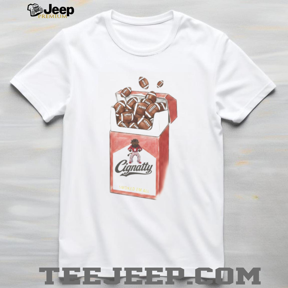 Cignatty smoked em all Indiana Hoosier Football Game Day IU National Champions 2026 shirt Cignatty smoked em all Indiana Hoosier Football Game Day IU National Champions 2026 shirt